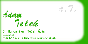 adam telek business card